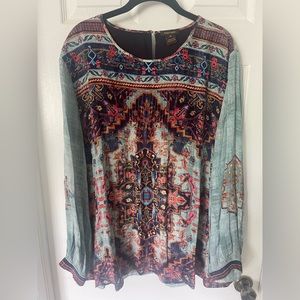 Anthropologie Vineet Bahl Print Blouse / Size 2X / Worn once